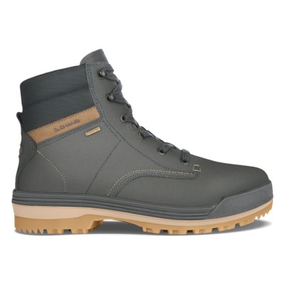 Lowa Helsinki II GTX Mid Gri Inchis - Pantofi Casual Barbati - Romania XYFK96P2